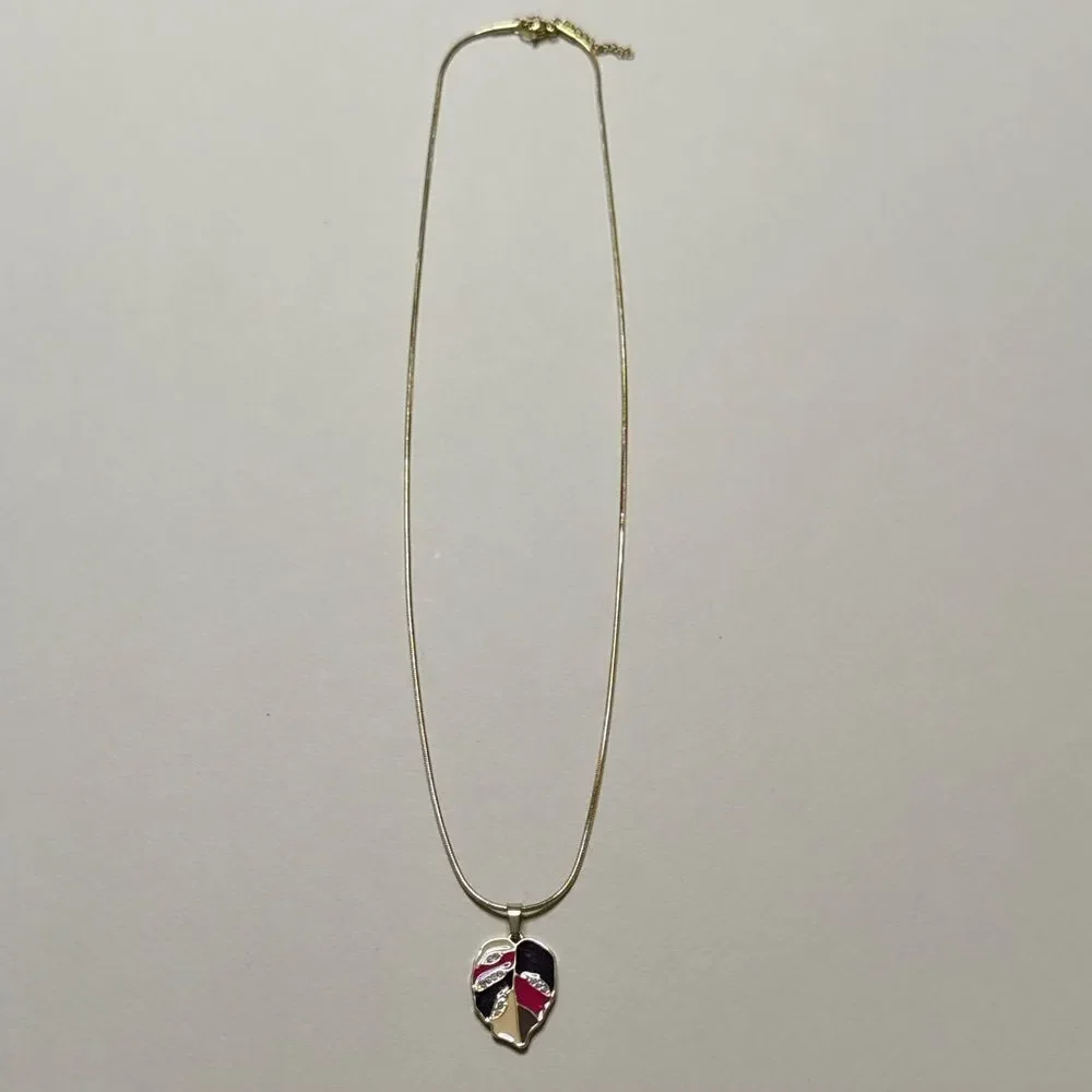 Boho Leaf Necklace N1693